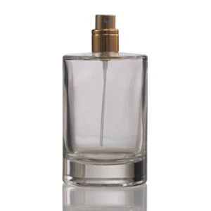 Sticlă rotundă de 100 ml cu pulverizator de pompă