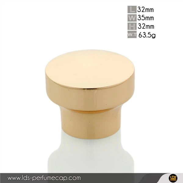 Capac spray parfum auriu